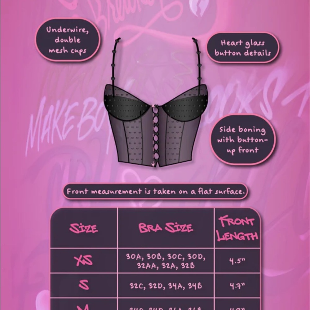Corset Phoebe top in black from Voight - Picture 5 of 10